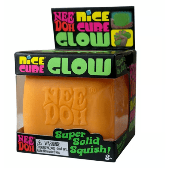 Nee Doh Glow Orange, 1 pc