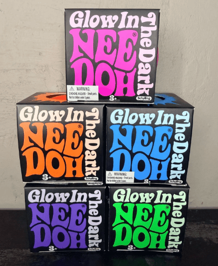 Nee Doh Glow in the Dark, 1 color chosen at random
