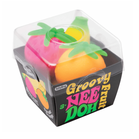 Nee Doh Groovy Fruit, 1 pack