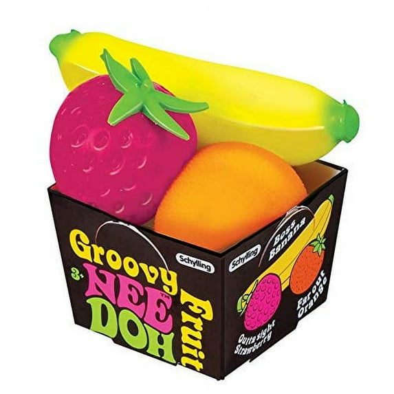 Schylling Nee Doh Groovy Fruit - Novelty Toy