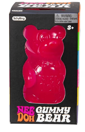 Nee Doh Gummy Bear Pink, 1 pc