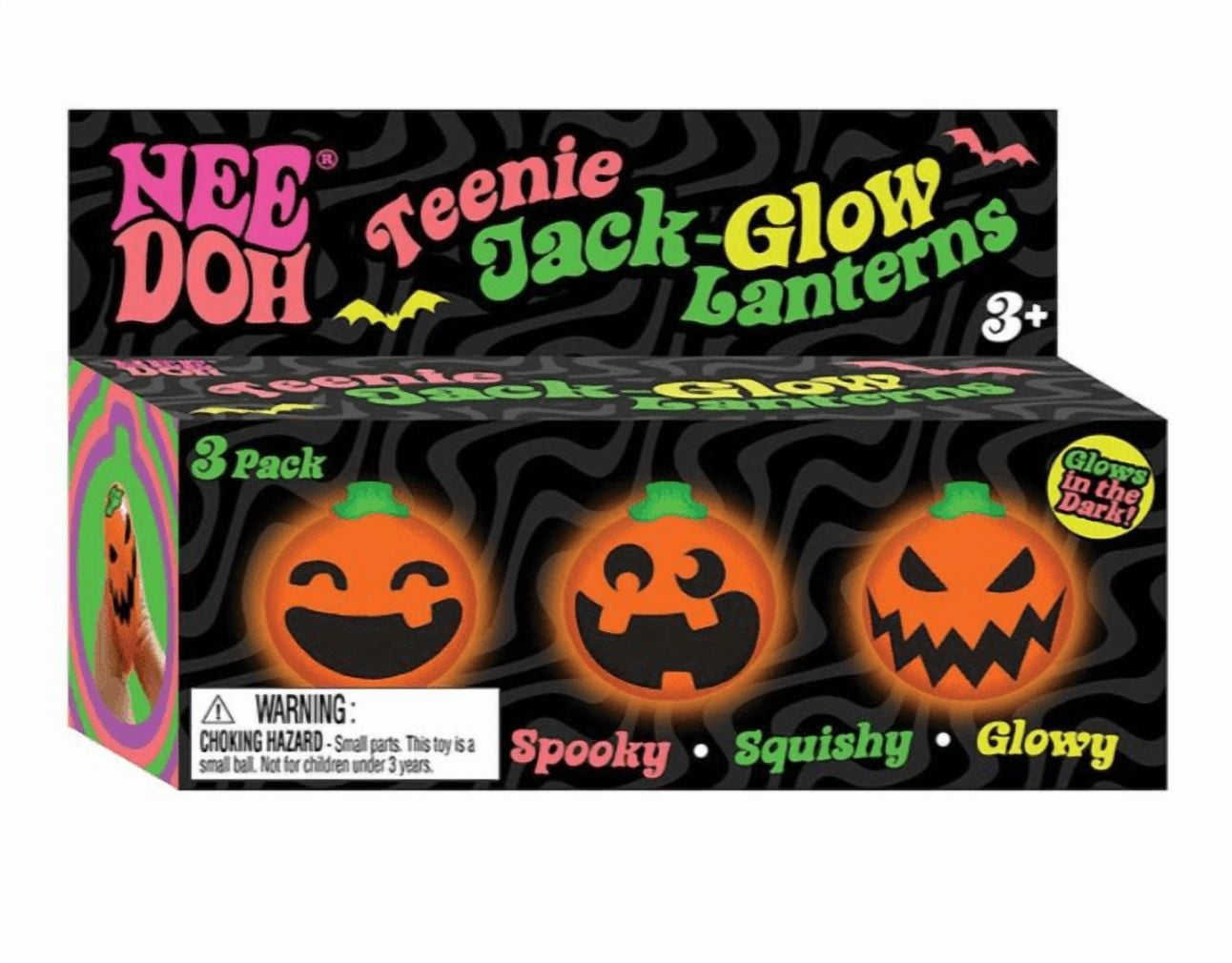 Nee Doh Jack Halloween 3 mini pack