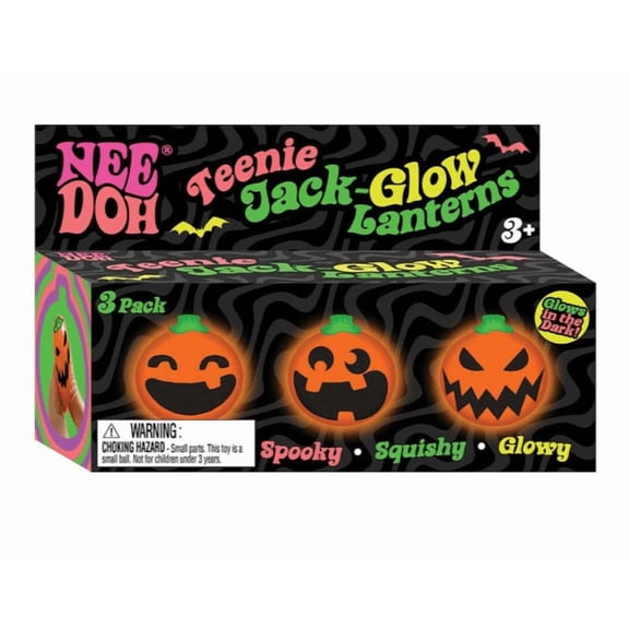 Nee Doh Jack Halloween 3 mini pack