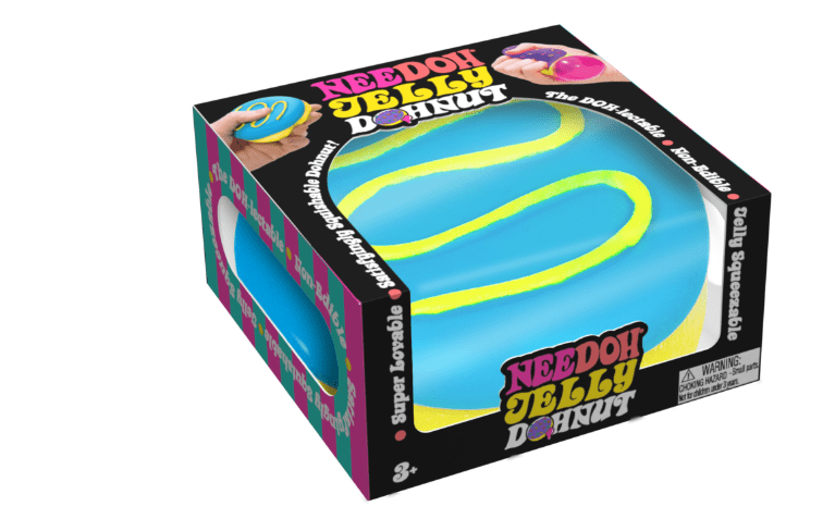 Nee Doh Jelly Donut, 1 color chosen at random