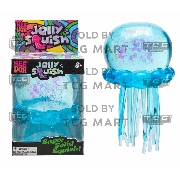 Nee Doh Jelly Squish BLUE, 1PC