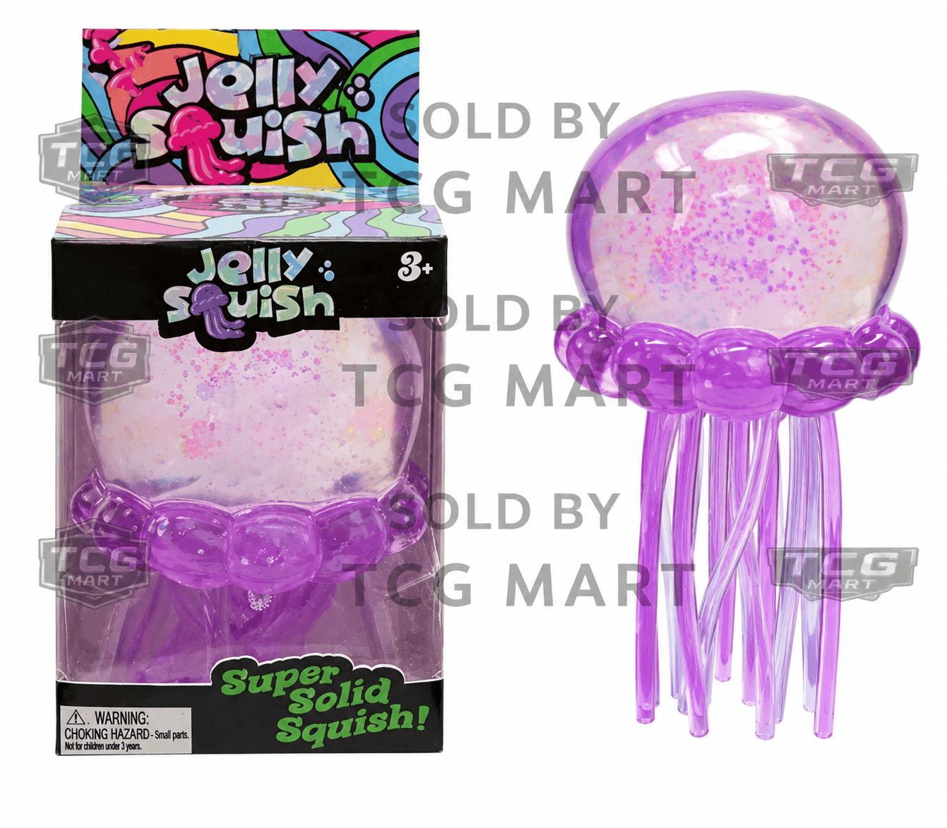 Nee Doh Jelly Squish PURPLE, 1PC