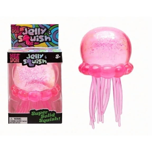 Nee Doh Jelly Squish Pink, 1pc