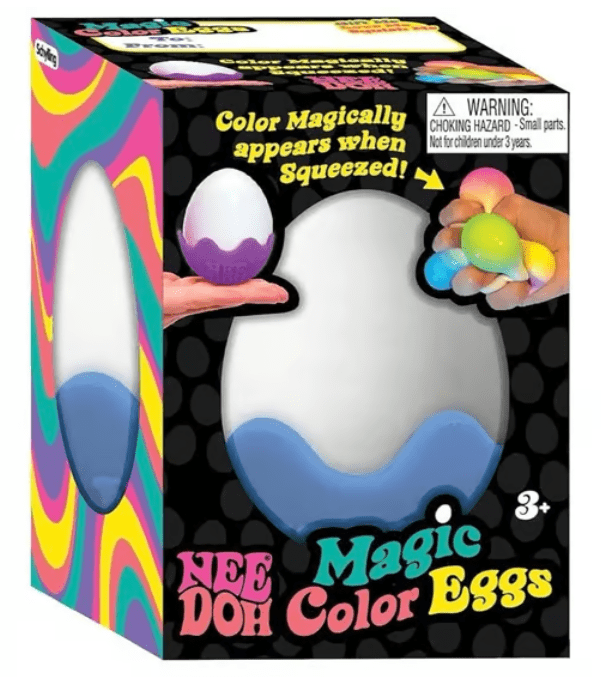 Nee Doh Magic Color Egg, 1 blue egg