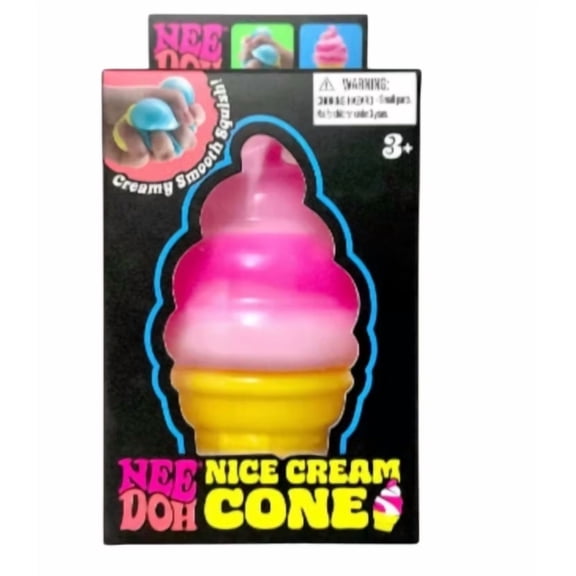 Nee Doh Nice Cream Pink Cone, 1 pc