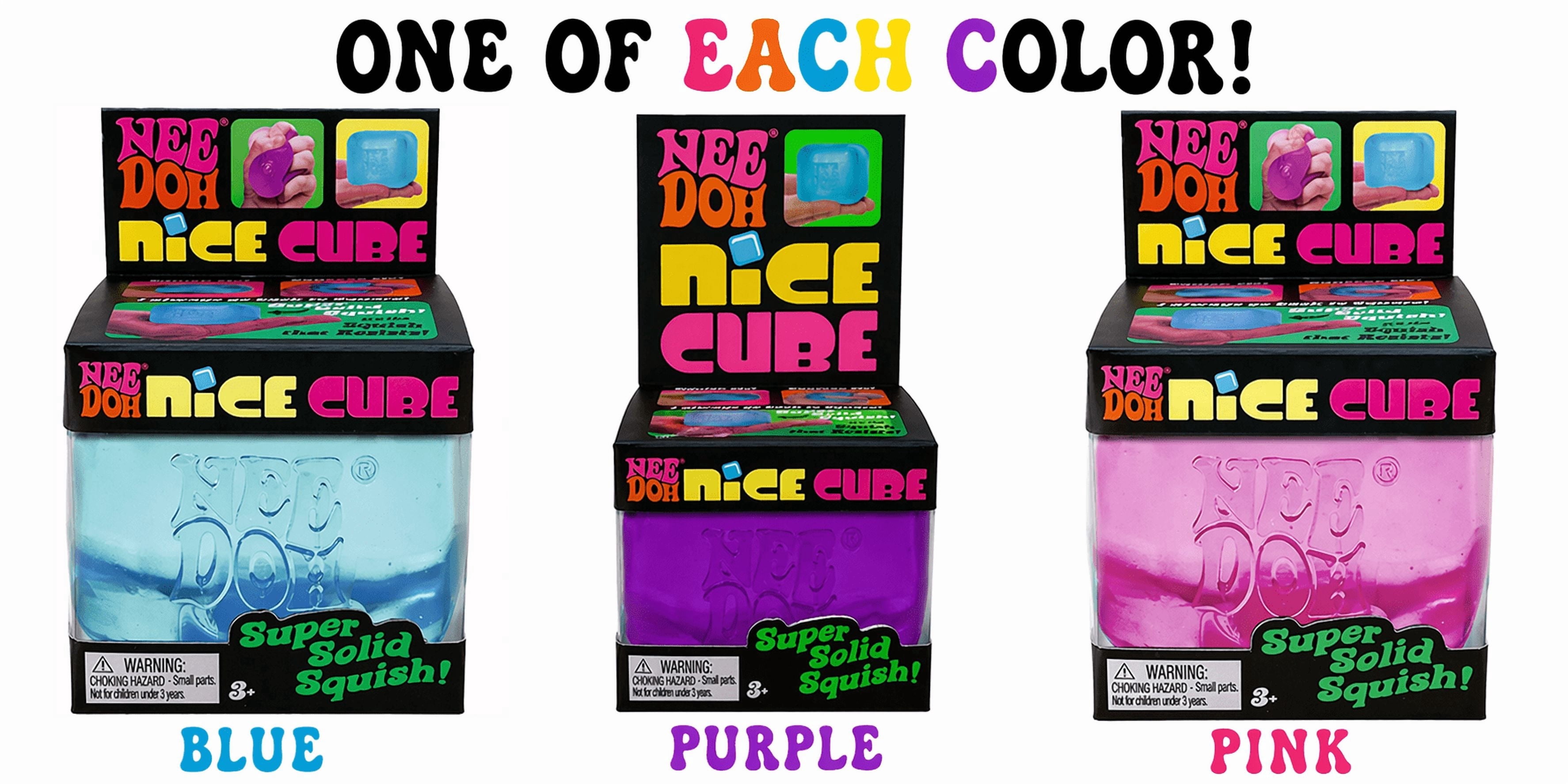Nee Doh Nice Cube Full Set, 1 of each color