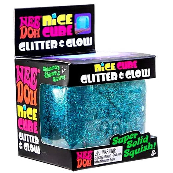 Nee Doh Nice Cube Glitter and Glow - Schylling