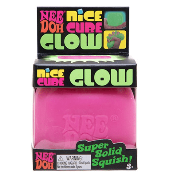 Nee Doh Nice Cube Glow, 1 random color