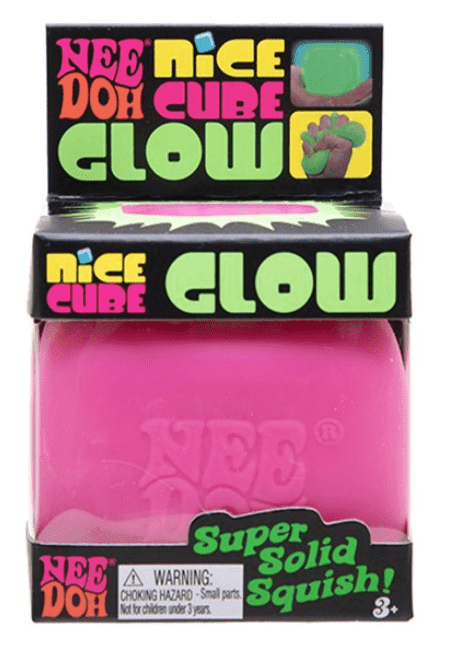Nee Doh Nice Cube Glow, 1 random color