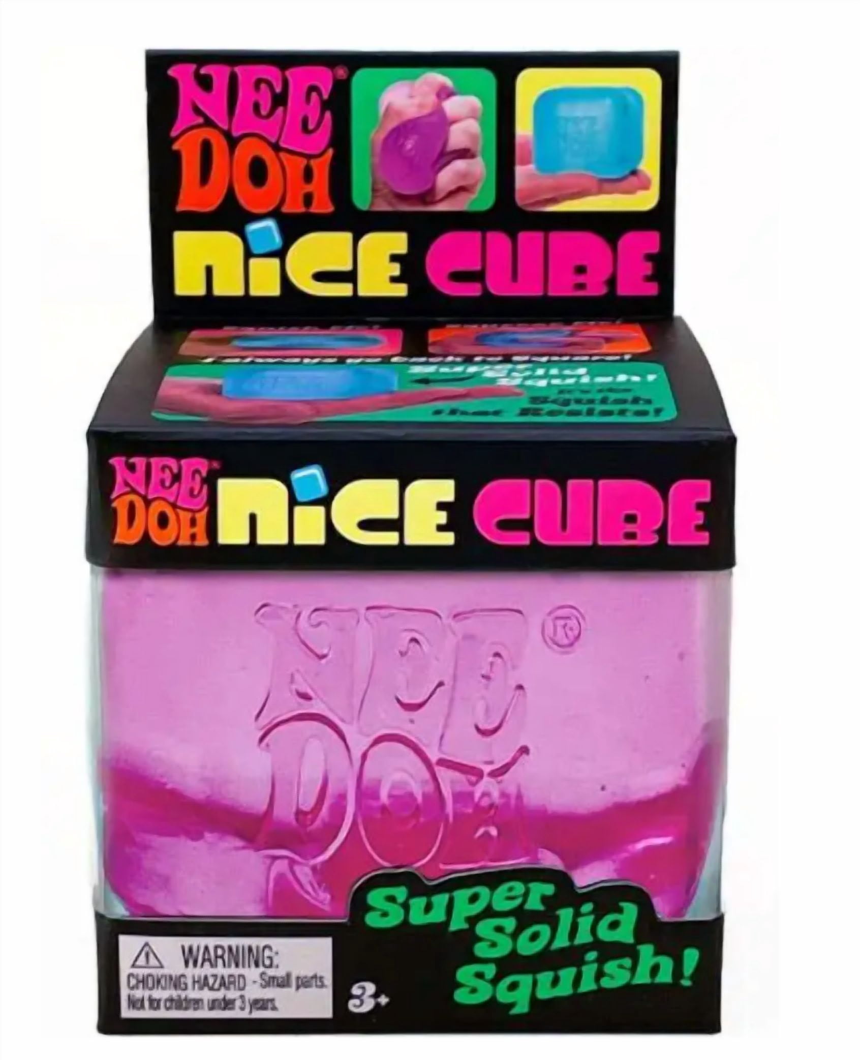 Nee Doh Nice Cube PINK, 1 PC