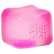 Nee Doh Nice Cube Squish Toy, Ages 3+ Pink, 1ct