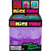 Schylling NeeDoh Nice Cube Squish Toy, ages 3+ (purple), 1ct