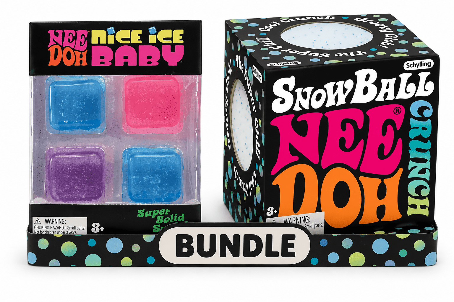 Nee Doh Nice Ice and Snow Crunch, 1 of each