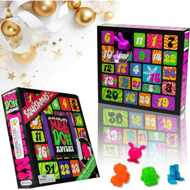 Nee Doh Squishmas Advent Calendar 2024, Squishies Christmas Countdown