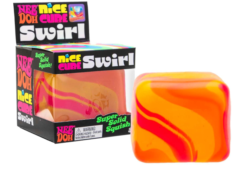 Nee Doh Swirl Nice Cube ,1 RANDOM COLOR
