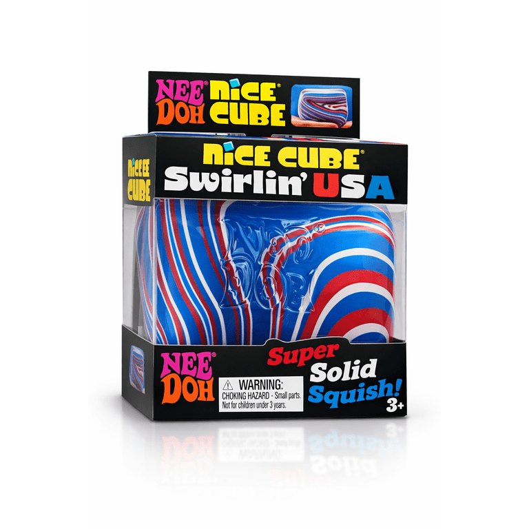 Nee Doh Swirlin Usa Nice Cube 1 pc - Walmart.com