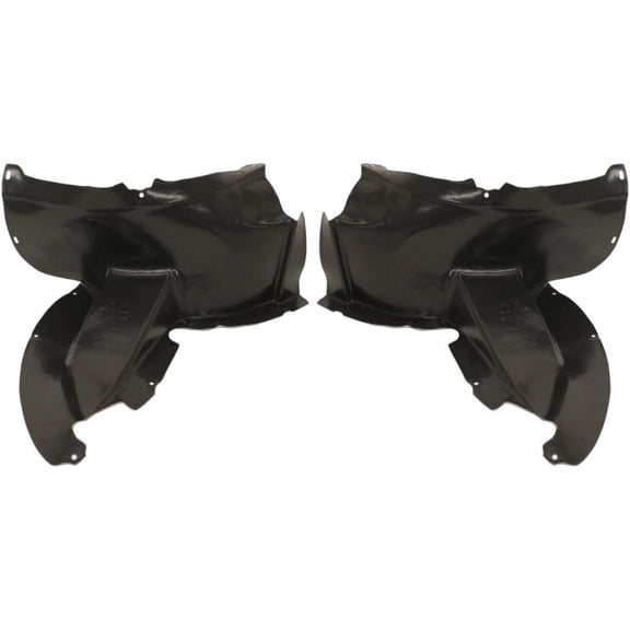 Nee Haoww 1 Pair Wheel Liner Splash Shield Front Left and Right Side Plastic Section