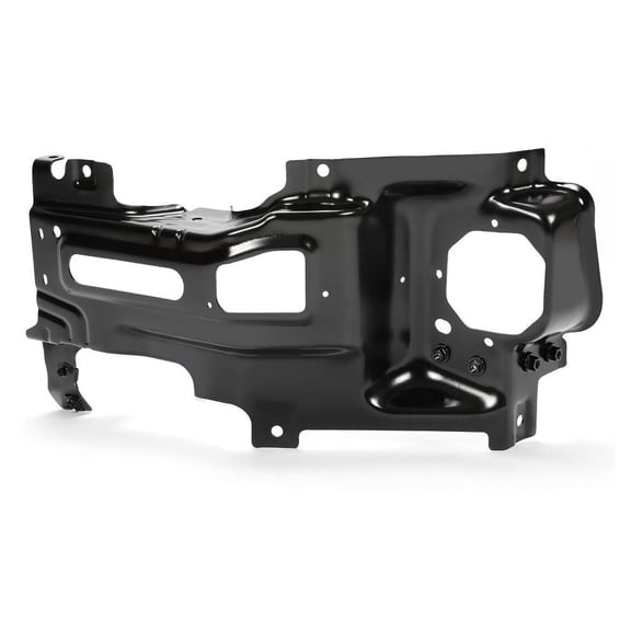 Nee Haoww 1-Piece Bumper Retainer Bracket - Front Left Driver Outer Side, Steel Construction, Black Electrophoresis Finish