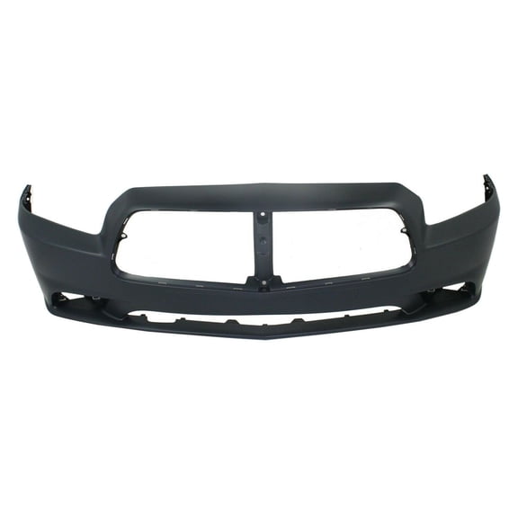 Nee Haoww 1-Piece Front Primed Plastic Bumper Cover with Fog Light Holes and Adaptive Cruise Control Compatibility