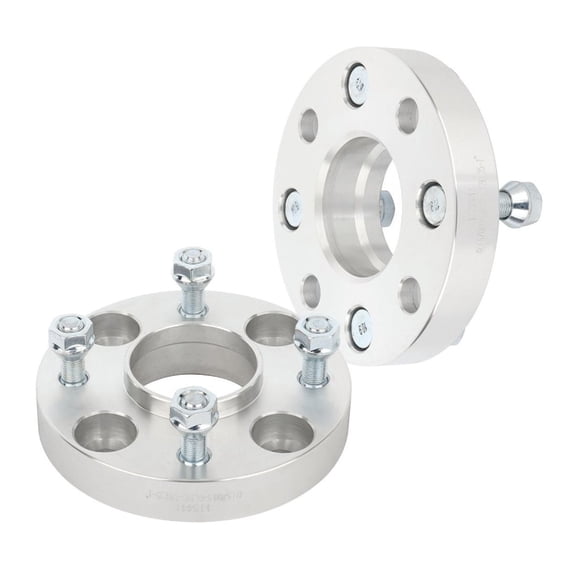 Nee Haoww 2-Piece 1-Inch 25mm Hubcentric Wheel Spacers - Silver