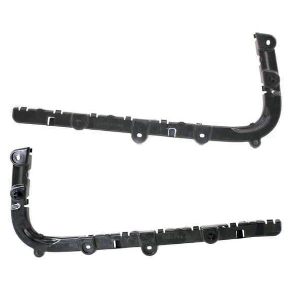 Nee Haoww 2-Piece Bumper Retainer Bracket Set - Rear Left and Right Plastic Brackets