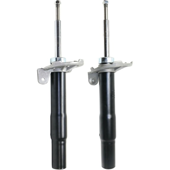 Nee Haoww 2-Piece Front Side Shock Absorber Set - Black Non-Adjustable Damping Type