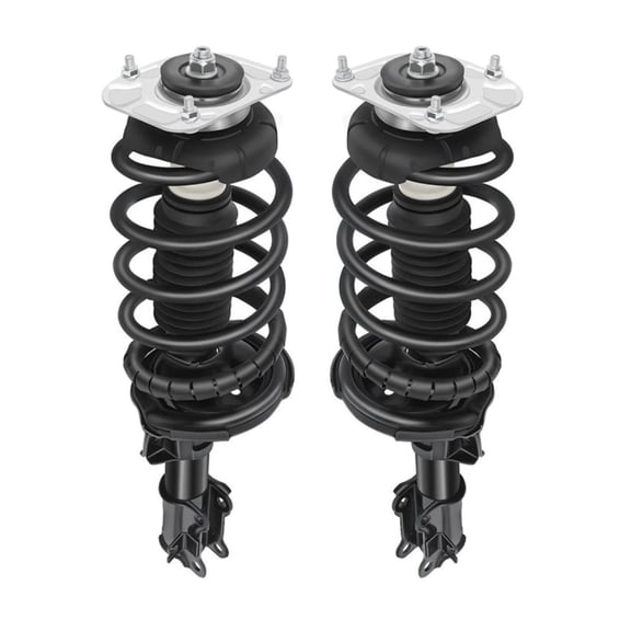Nee Haoww 2-Piece Front Side Shock Struts and Springs Assembly - Quick Loaded Complete Set with Powder Coat Finish