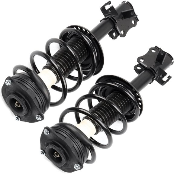 Nee Haoww 2-Piece Front Side Struts and Springs Shocks Assembly Complete Kit with Shock Absorber, Boot, Bumper Kit, Spring Seat, Coil Spring, and Isolator