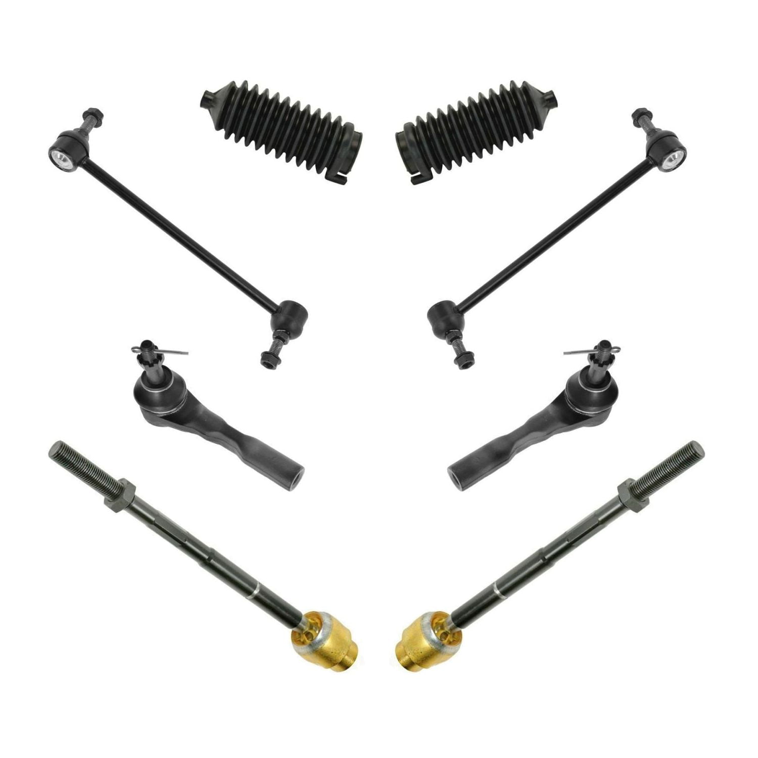 Nee Haoww 2-Piece Front Steering Rack Pinion Bellows, 2-Piece Front ...