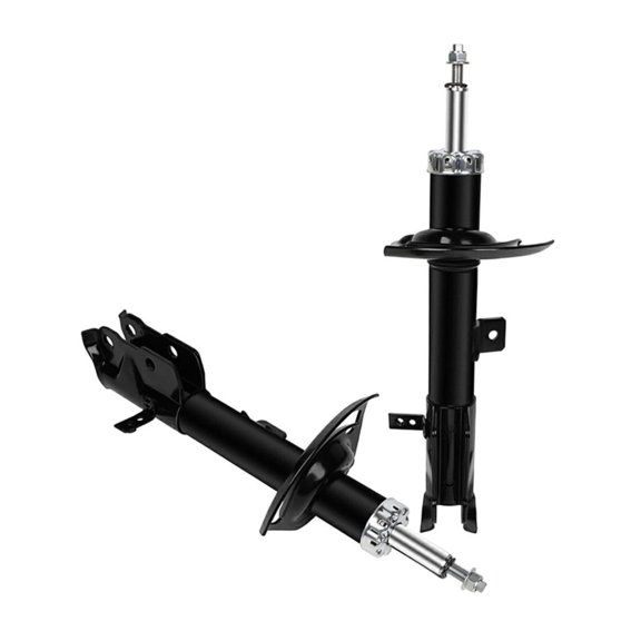 Nee Haoww 2-Piece Front Strut Assembly Set - Steel Construction with Gloss Black Finish