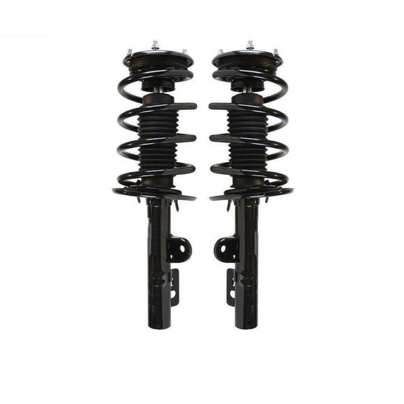Nee Haoww 2-Piece Front Strut and Spring Shock Absorber Kit - Black Iron Construction