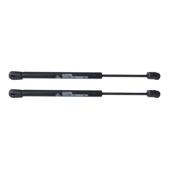 Nee Haoww 2-Piece Hood Lift Support Set - Front Gas Charged Struts with Black Steel Construction