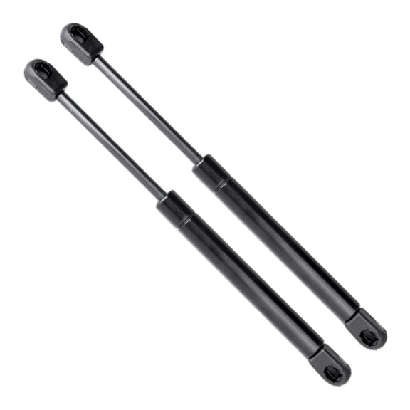 Nee Haoww 2-Piece Hood Lift Support Shocks Struts Springs Props, Smooth Silver Steel, 7.37-Inch Compressed Length