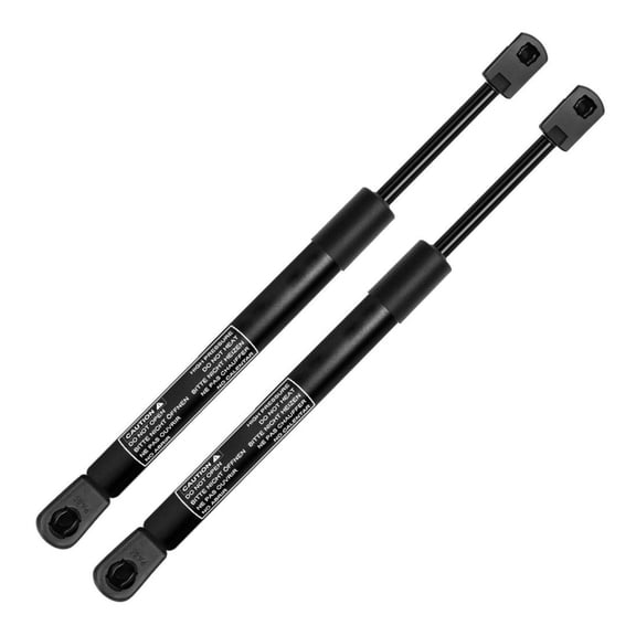 Nee Haoww 2-Piece Hood Lift Support Struts - Black Steel Construction, 13.87-Inch Compressed Length