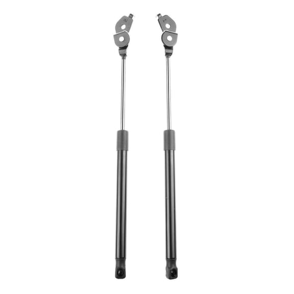 Nee Haoww 2-Piece Hood Lift Support Struts - Black Steel Construction, 9.93-Inch Compressed Length