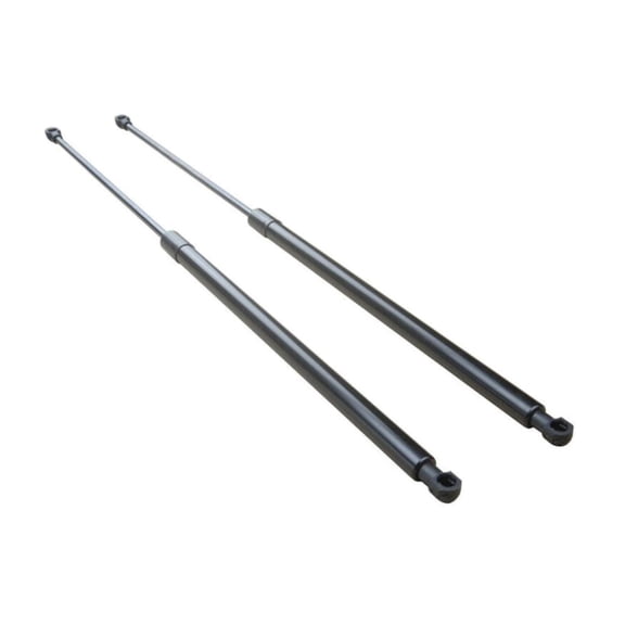 Nee Haoww 2-Piece Hood Lift Support Struts with Black Finish and Seamless Steel Tube Construction