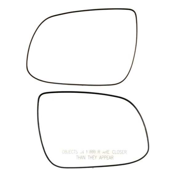 Nee Haoww 2-Piece Left & Right Driver & Passenger Side Non-Heated Exterior Rear View Mirror Glass Without Turn Signal Convex Glass