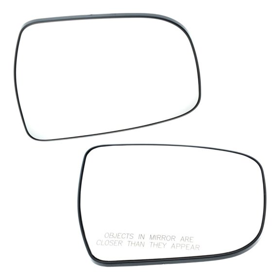 Nee Haoww 2-Piece Left & Right Side Non-Heated Exterior Rear View Mirror Glass Convex Glass