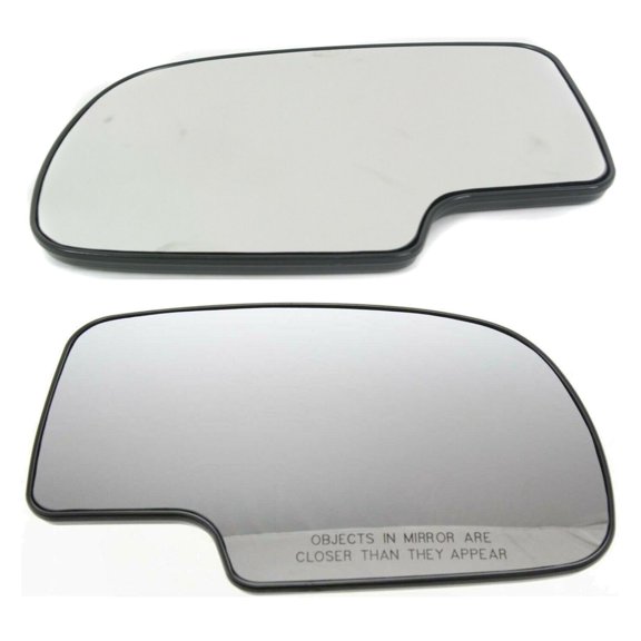Nee Haoww 2-Piece Left & Right Side Non-Heated Exterior Rear View Mirror Glass with Backing Plate