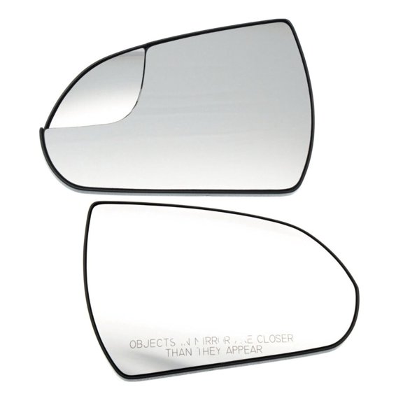 Nee Haoww 2-Piece Left and Right Non-Heated Exterior Rear View Mirror Glass Without Turn Signal Convex Glass SET-HY77GR