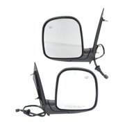 Nee Haoww 2-Piece Left and Right Power Heated Manual Folding Exterior Door Mirrors