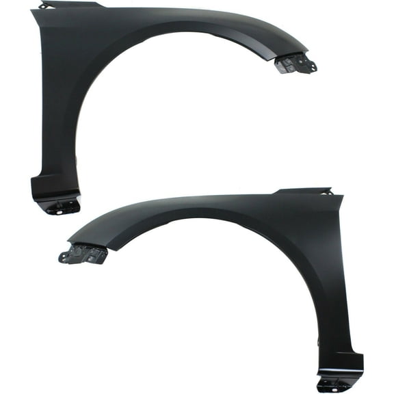 Nee Haoww 2-Piece Quarter Panel Set - Primed Steel Construction Without Molding Holes