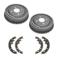 thumbnail image 1 of Nee Haoww 2-Piece Rear Brake Drums and 4-Piece Rear Brake Shoe Kit Set with Hardware Springs, 1 of 5