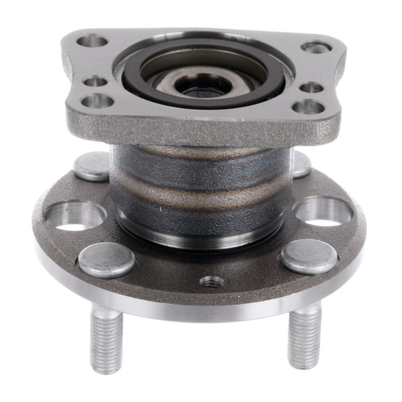 Nee Haoww 2-Piece Wheel Hub and Bearing Assembly Front Rear Side Polished Protected Steel with ABS Sensor 4 Lugs