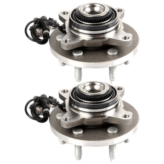 Nee Haoww 2-Piece Wheel Hub and Bearing Assembly with ABS Sensor - 6-Lug Design for 4WD Applications