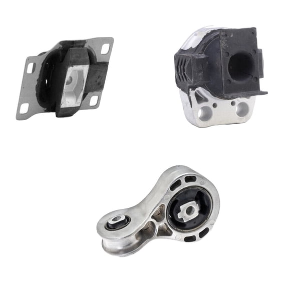 Nee Haoww 3-Piece Suspension Engine Torque Shock and Strut Mount Set Kit - Front Right Passenger Lower Side